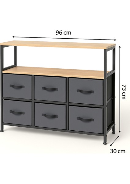 2 Raflı 6 Çekmeceli Tv Sehpası Deri Çekmeceli Tv Ünitesi Kitaplıklı Tv Sehpası fırsatları