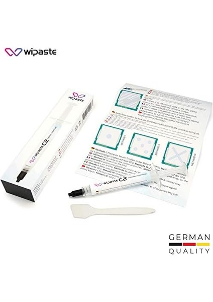 Wipaste C2 4gr 6 W/m-K Yüksek Performanslı Alman Termal Macun modelleri