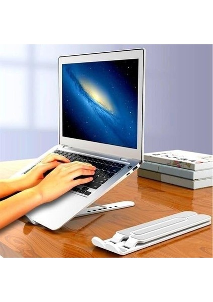 Katlanabilir Laptop Standı – 6 Kademe Yükseklik Ayarlı, Ergonomik Dizüstü Bilgisayar Yükseltici, Kaymaz Silikon Tabanlı, Taşınabilir Laptop Sehpası – Tüm Modellerle Uyumlu fiyatları