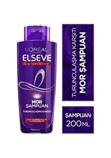 Mor Şampuan Turunculaşma Karşıtı Güçlendirici Etki Parabensiz 200 ml Kadınlar İçin fiyatları