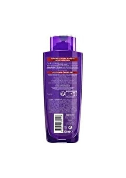 Mor Şampuan Turunculaşma Karşıtı Güçlendirici Etki Parabensiz 200 ml Kadınlar İçin modelleri