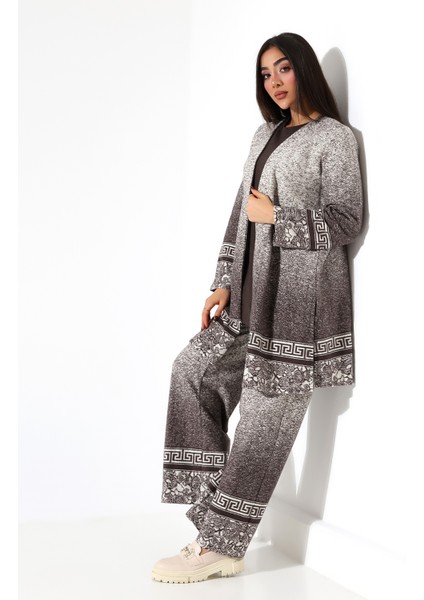 Kadın Kimono Büyük Beden Üç Parça Takım modelleri