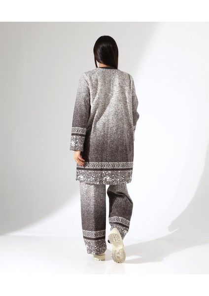 Kadın Kimono Büyük Beden Üç Parça Takım