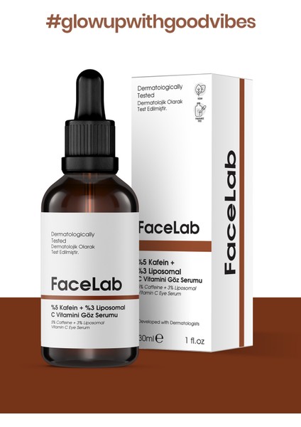 Göz Çevresi Serumu – %5 Kafein + %3 Liposomal C Vitamini ile Morluk & Şişlik Karşıtı Bakım (30 Ml) fiyatları