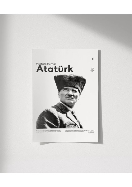 Çerçevesiz Poster Cumhuriyetin Temsilcisi