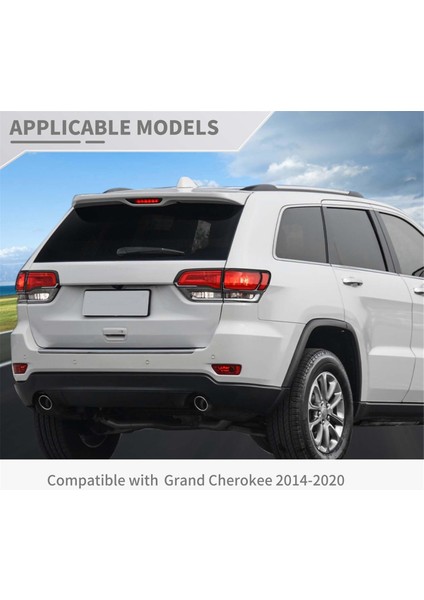 Jeep Grand Cherokee 2014-2020 Aksesuarları Için Kuyruk Işık Kapağı Çerçeve Trim (Yurt Dışından) fiyatları