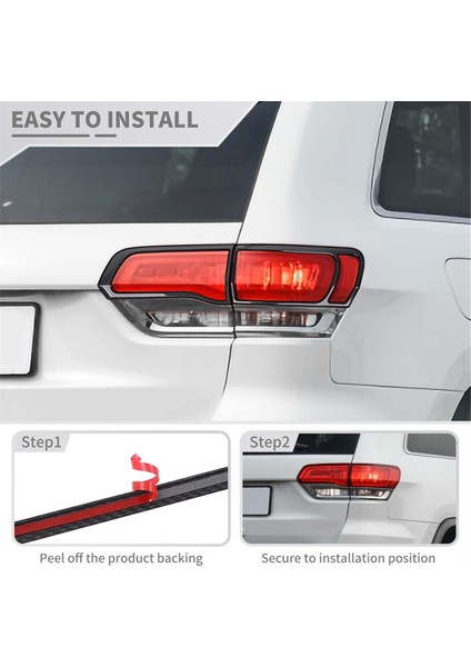 Jeep Grand Cherokee 2014-2020 Aksesuarları Için Kuyruk Işık Kapağı Çerçeve Trim (Yurt Dışından) indirimleri