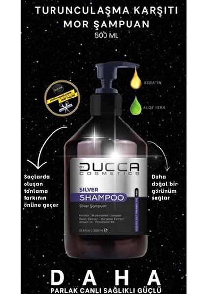 Silver Şampuan Kadın Kullanıcılar İçin Onarıcı Etki 500 ml Keratin İçerikli modelleri