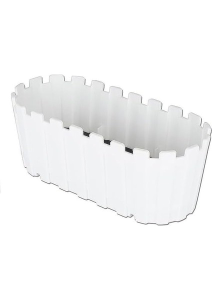 Adet Akasya Saksı, Bahçe Balkon Saksı, Çit Saksı 30 cm (Beyaz) fiyatları