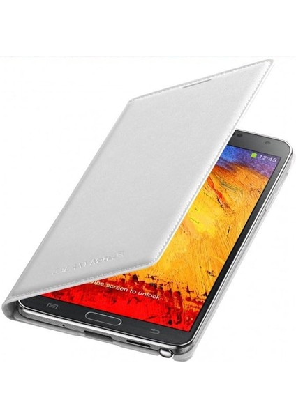 EF-WN900BWEGWW Flip Wallet Galaxy 3 Için Klasik Beyaz