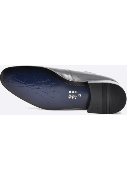 Siyah Hakiki Deri Klasik Erkek Ayakkabı 9592 114
