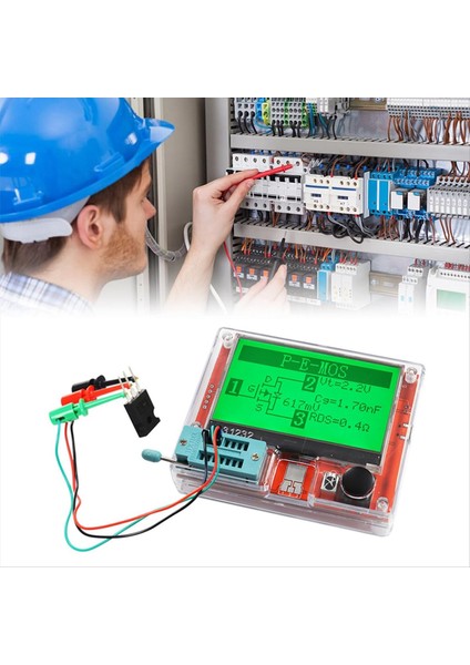 Dijital Transistör Test Cihazı Multimetre Diyot Triod Kapasitans Ölçer Mos/pnp/npn Lcr LCD Ekran (Yurt Dışından) fiyatları