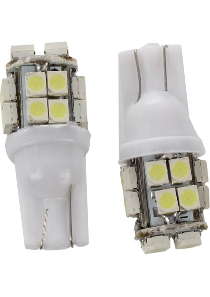 1 Çift T10 20 Smd LED Ampul Işık Araç Işığı 12V Beyaz 501 (Yurt Dışından) fırsatları
