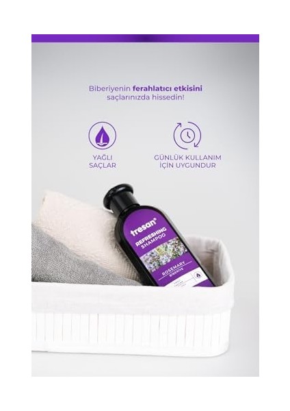 Tresan Biberiye Canlandırıcı Bakım Şampuanı 300 ml modelleri
