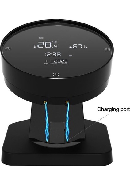 Tuya Wıfı USB Şarj Edilebilir Sıcaklık ve Nem Dedektörü Ev Bebek Oda Higometre LCD Ekran Ir Denetleyicisi (Yurt Dışından) fırsatları