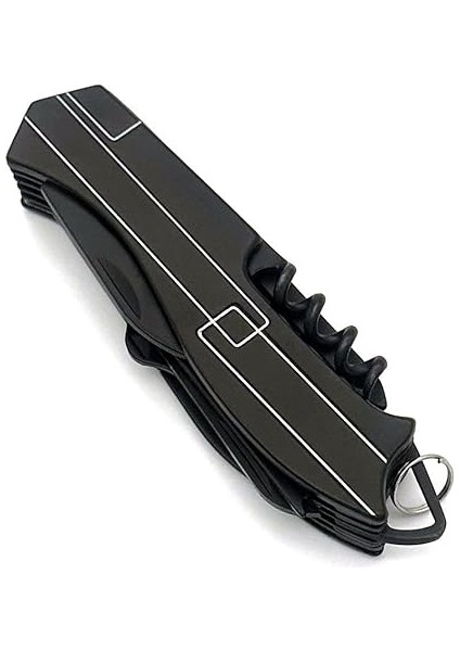 11 Fonksiyonlu Kamp Cep Çakısı Multitool Siyah fiyatları