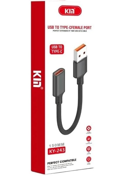 Ky 243 Pd USB Dönüştürücü Kablo - Type C USB Dönüştürücü Kablo indirimleri