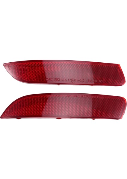 1 Çift Araba Arka Tampon Işık Yansıtıcı 924053J200 924063J200 Hyundai Veracruz IX55 2007-2015 Için 92405-3J200 (Yurt Dışından)