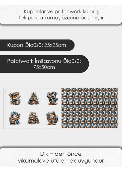 Patchwork Kumaş Seti – Dikiş ve Hobi Için %100 Pamuk Desenli Kumaş Kuponları