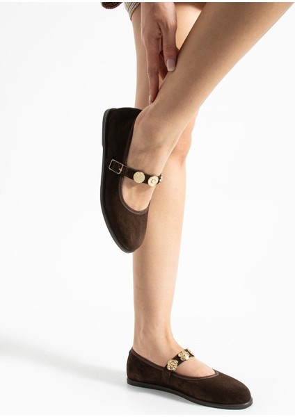 Kemer Detaylı Kadın Babet Kahve fiyatları