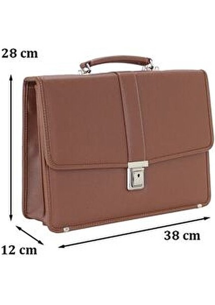 Evrak Omuz ve El Çantası Kilit Mekanizmalı A4 Kağıt Uyumlu Omuz Askılı