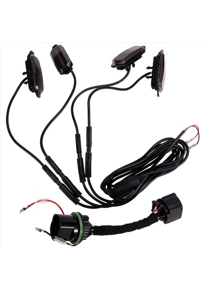 Great Wall Için Wey Tank 300 Orta Örüm Hafif LED Küçük Sarı Işık Ön Izgara Dekoratif Işık Modifikasyonu (Yurt Dışından)