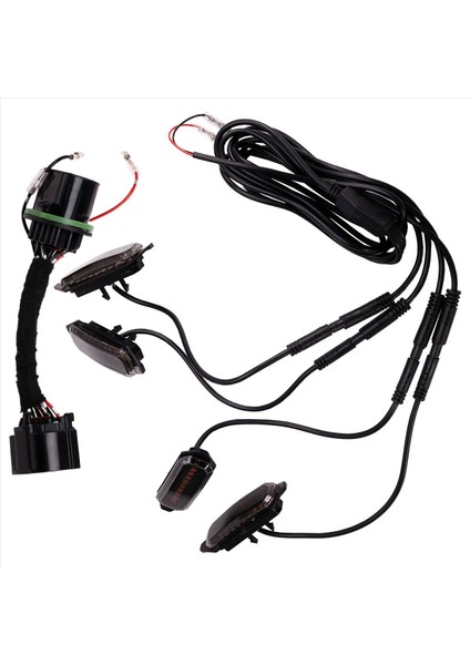 Great Wall Için Wey Tank 300 Orta Örüm Hafif LED Küçük Sarı Işık Ön Izgara Dekoratif Işık Modifikasyonu (Yurt Dışından) modelleri