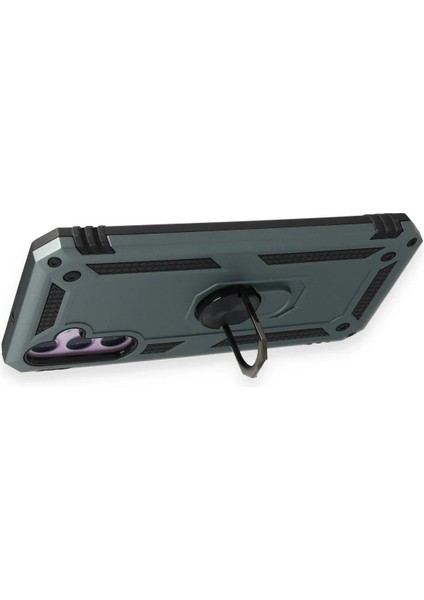 Samsung Galaxy A14 4g Kılıf Sofya Yüzüklü Silikon Kapak - YEŞIL-(5796) - N536J714-M68536 fiyatları