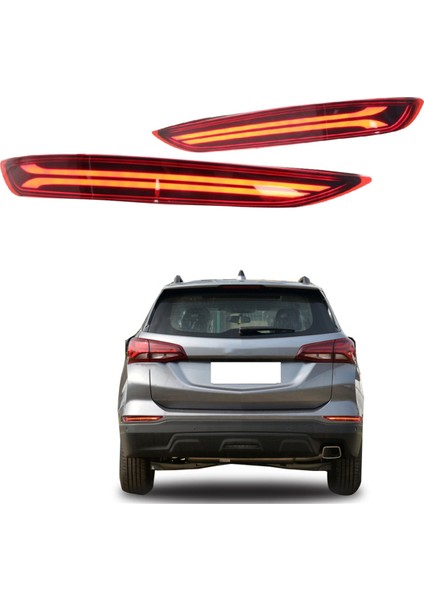 1paır Araç Arka Tampon Işığı (Lh+Rh) Chevrolet Equinox 2022 Için Fren Işığı Uyarı Işığı (Yurt Dışından) fırsatları