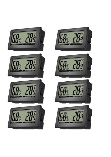 Termometre Higrometre Mini LCD Office Bebek Odası Oturma Odası Buzdolabı Için Dijital Kapalı Termo-Higrometre (Yurt Dışından)