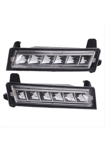 Araba Ön LED Sis Lambası Gündüz Çalışan Işık A1649060151 A1649060251 Mercedes-Benz ml Gl Glk W164 X164 X204 (Yurt Dışından) indirimleri