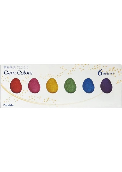 Gansai Tambi Gem Colours - 6 Renk