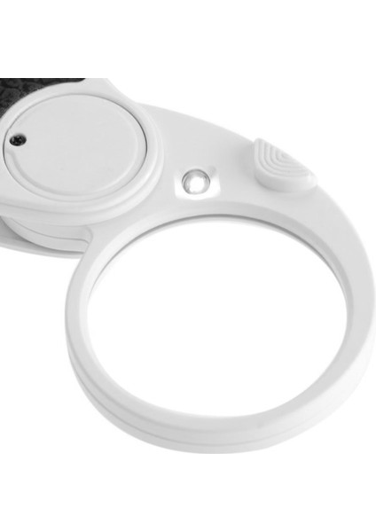 3pcs 5x Ticaret Loupe Büyütme Cam LED Lamba Cebi Büyüteç Taşınabilir Katlama Anahtarlık (Yurt Dışından) indirimleri