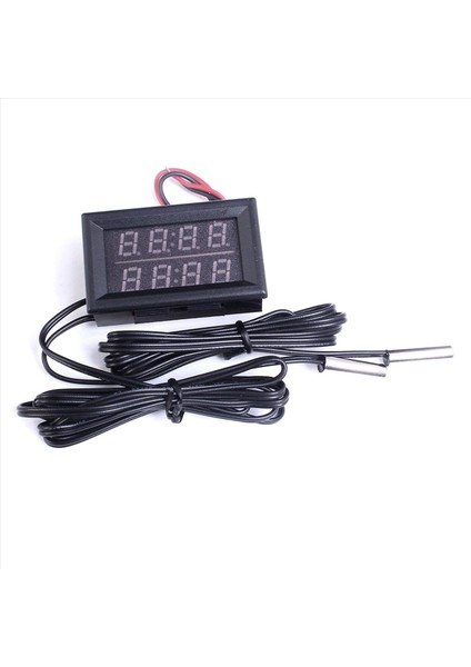 2x Çift Kırmızı LED Dijital Ekran Termometre Su Geçirmez Sıcaklık Sensörü 0 56 Inç (Yurt Dışından) modelleri