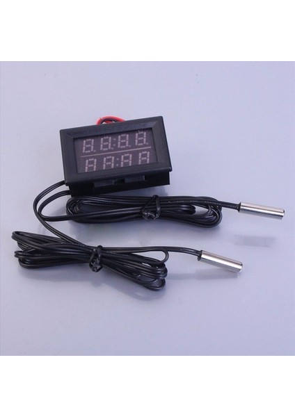 2x Çift Kırmızı LED Dijital Ekran Termometre Su Geçirmez Sıcaklık Sensörü 0 56 Inç (Yurt Dışından) indirimleri