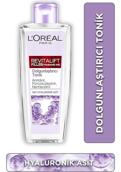 Parıs Revitalift Filler Dolgunlaştırıcı Tonik 200 ml - Hyaluronik Asit, 3600523965663