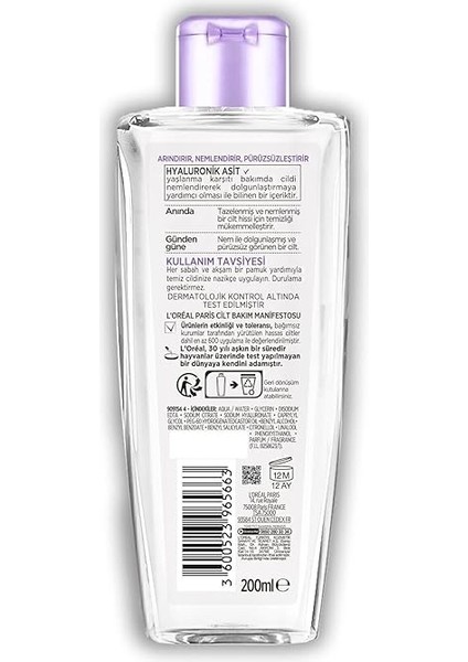 Parıs Revitalift Filler Dolgunlaştırıcı Tonik 200 ml - Hyaluronik Asit, 3600523965663 modelleri