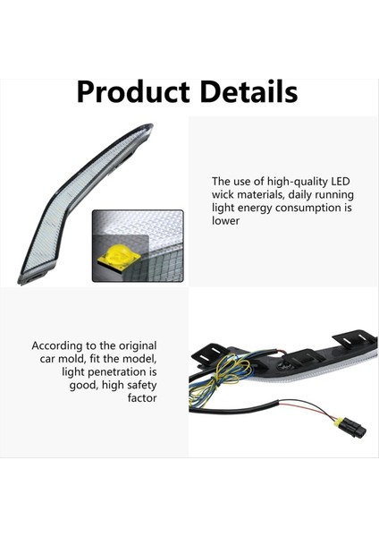 Toyota Corolla 2019-2021 Için Dinamik Dönüş Sinyali ile LED Gündüz Koşu Işığı (Yurt Dışından) indirimleri