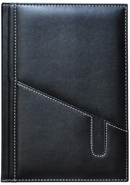 5461 Ajanda/defter Tarihsiz 17 x 24 Çizgili 160 Yaprak Ivory Kağıt Telefon Kılıflı, Siyah fiyatları