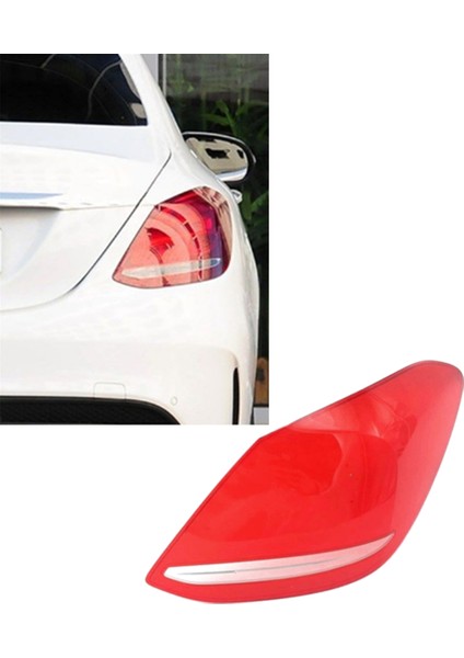 Araba Arka Far Kapağı Abajur Lambası Lamba Kabuğu Arka Lamba Lens Kapağı Mercedes-Benz W205 2015-2018 Sağ (Yurt Dışından) modelleri