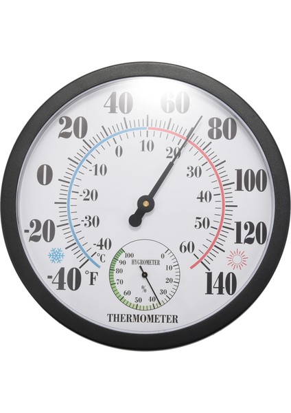 2x 10 Inç Kapalı Dış Hava Termometresi/higometre Veranda Duvar Dekoratif Pil Gerekmez (Yurt Dışından) modelleri