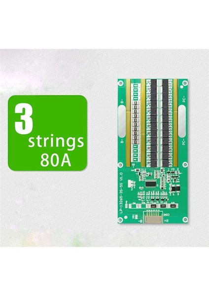 3 Seri 80A Üçlü Lityum Demir Fosfat Dengeli Depolama Inverter Lityum Pil Koruma Plakası (Yurt Dışından) fiyatları