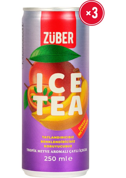 Ice Tea Tropik Meyve 250ML x 3 Adet