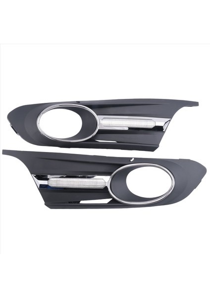 2x Araba Drl LED Gündüz Koşu Foları Sagar Jetta Mk6 2011-2012 Için Sis Beyaz (Yurt Dışından) modelleri