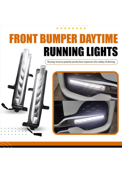 Chery Tiggo 4/tiggo Için 5x Araba Ön Tampon Gündüz Çalışan Işık Drl Ön Bumer LED Sürüş Lambası Sis Lambası Montajı (Yurt Dışından) fırsatları