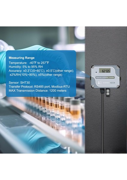RS485 Sıcaklık Nem Sensörü Modbus Rtu Sıcaklık Sensörü Dijital Endüstriyel Sıcaklık ve Nem Verici Duvar Monte (Yurt Dışından) fırsatları
