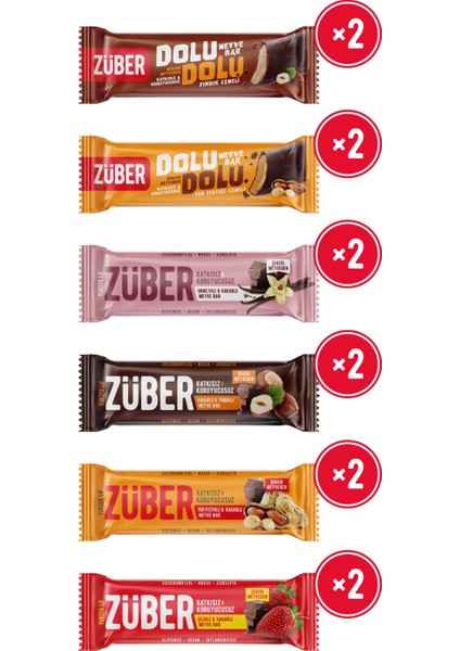 Karma Meyve Bar Paketi x 12 Adet