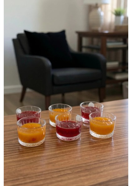 6 Parça Kristal Sosluk-Çerezlik-Reçellik-Kahve Yanı Çikolatalık