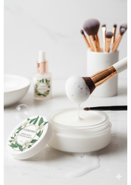 Doğal Makyaj Fırçası Temizleme Sabunu – Kavanoz Formda, Doğal içerik,pratik Kullanım