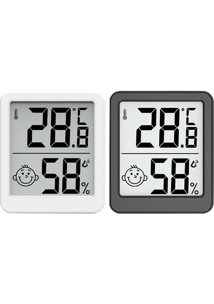 LCD Dijital Termometre Higometre Kapalı Oda Sıcaklık Nem Metre Sensörü Gösterge Hava Istasyonu (Yurt Dışından)
